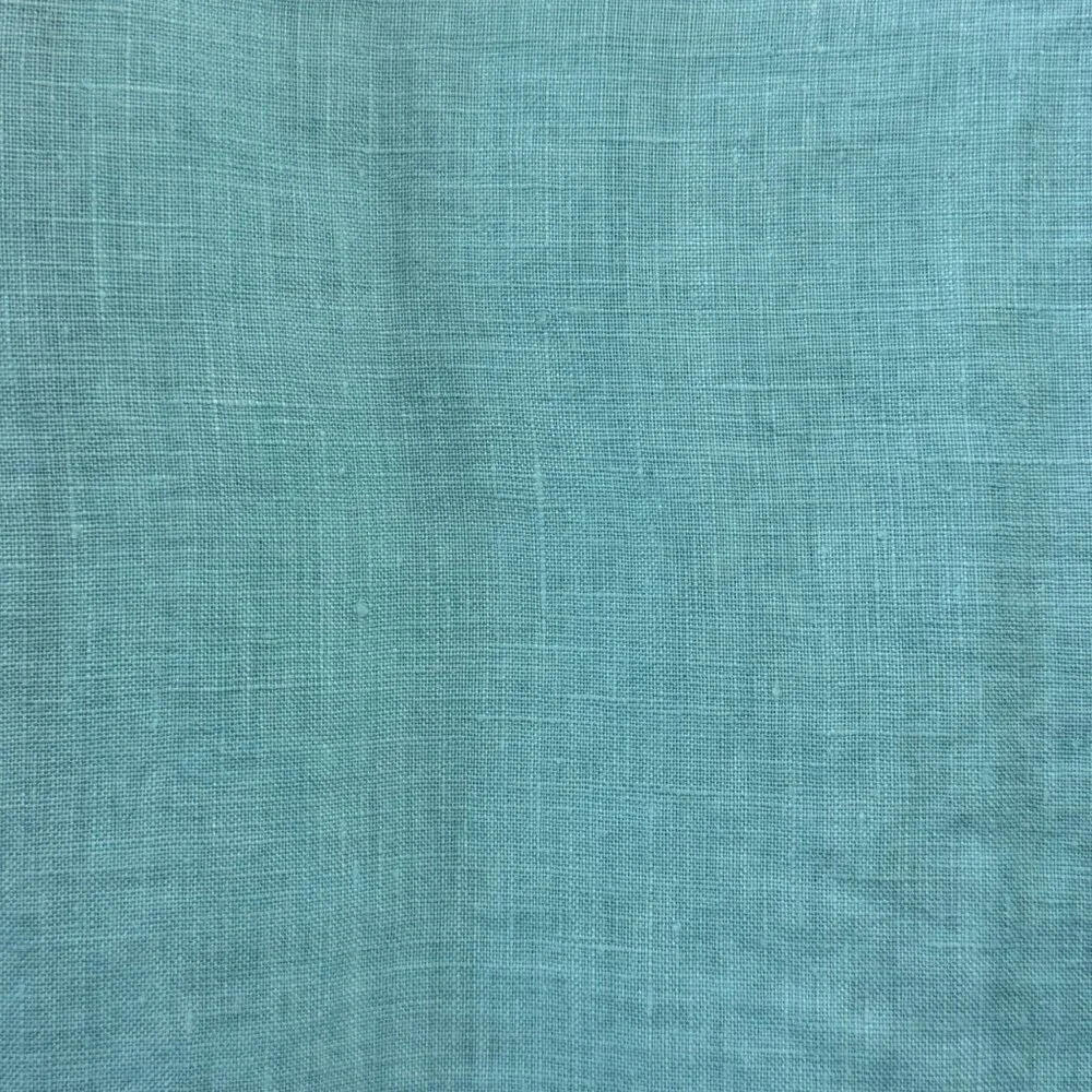 VILEBREQUIN Solid Linen Shirt Mens M Medium Blue Button Up Resort Beachwear - Picture 4 of 8